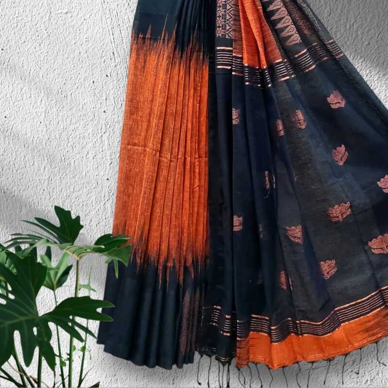 Linen Jamdani Saree #1 Linen Jamdani Saree #1