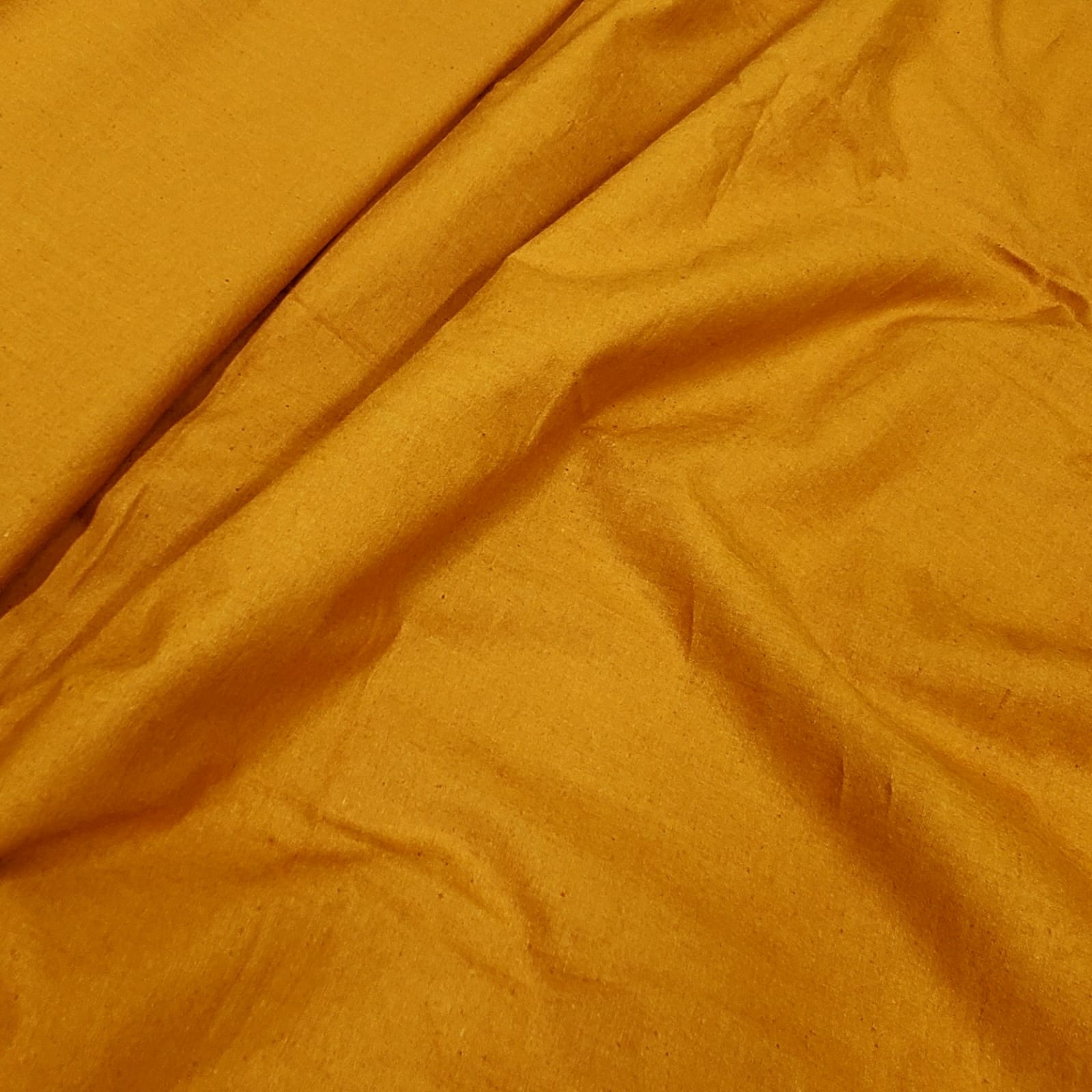 Cotton Plain Fabric (Mustard) Cotton Plain Fabric (Mustard)