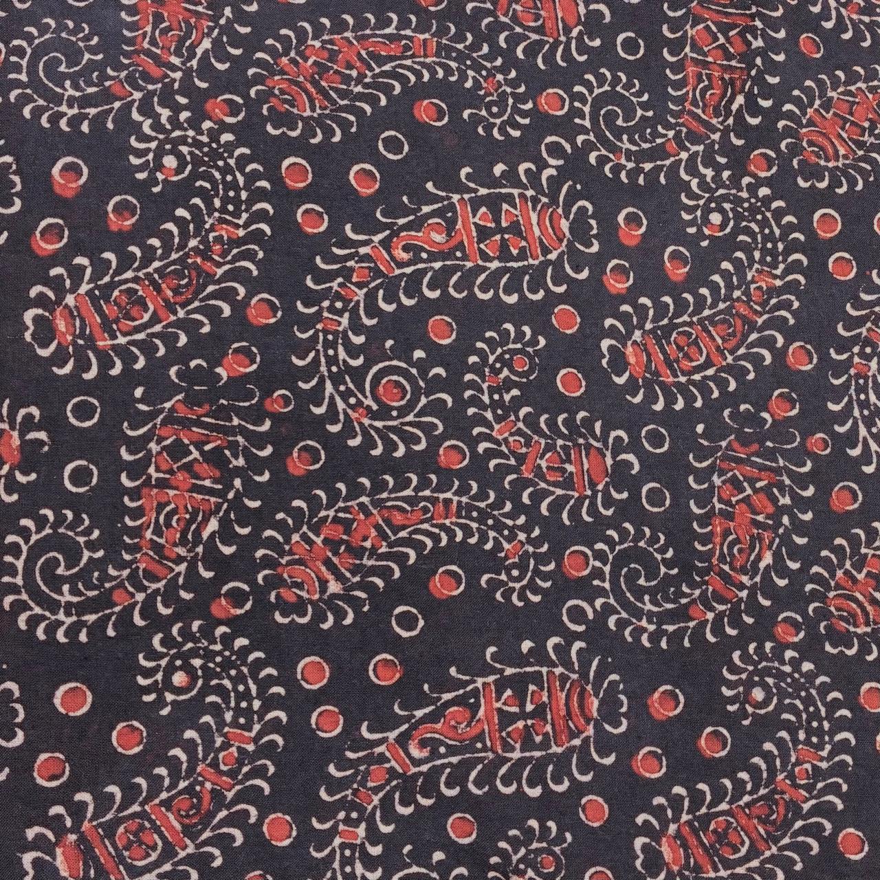 Bagru Dabu Handblock Cotton Print #11 Bagru Dabu Handblock Cotton Print #11