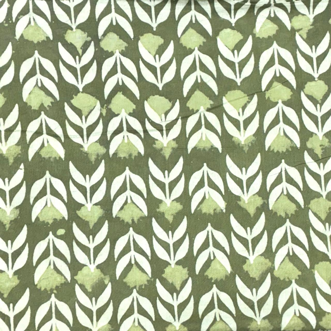 Indigo Dabu Pastel Cotton Print #1 Indigo Dabu Pastel Cotton Print #1