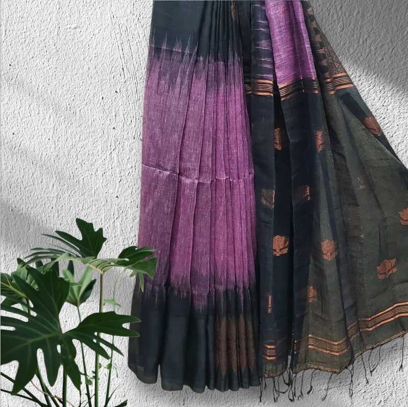 Linen Jamdani Saree #2 Linen Jamdani Saree #2