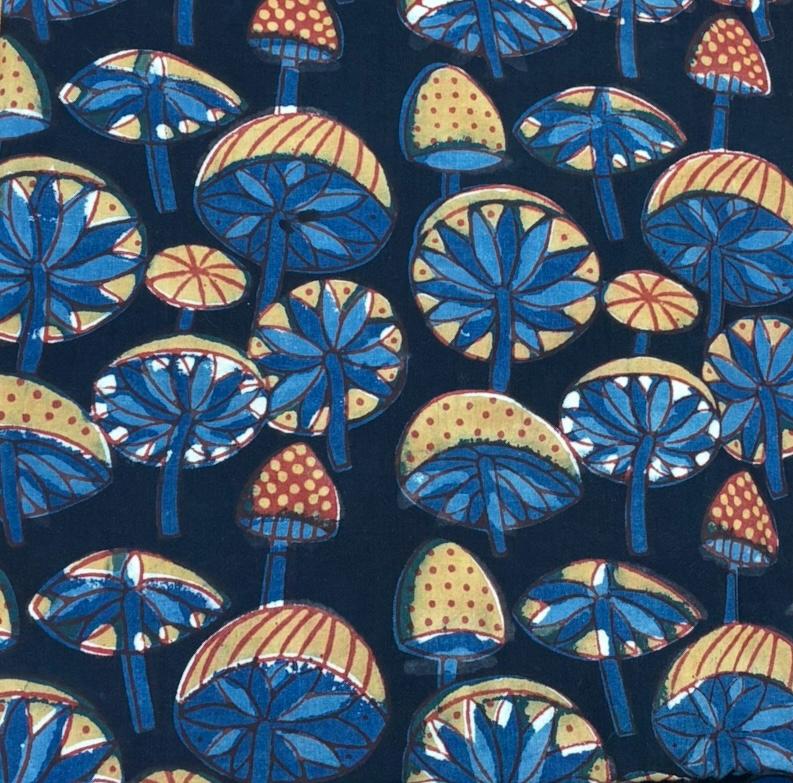 Bagru Dabu Handblock Cotton Print #2 Bagru Dabu Handblock Cotton Print #2