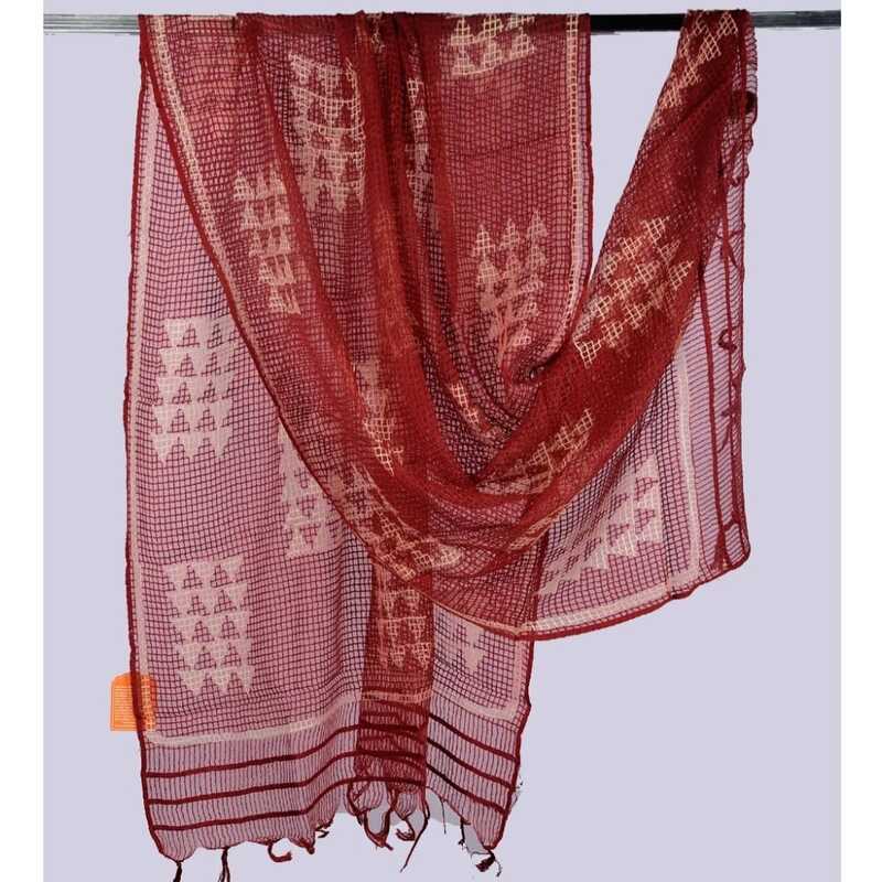 Bhagalpuri Cotton Block Print Dupatta #3 Bhagalpuri Cotton Block Print Dupatta #3