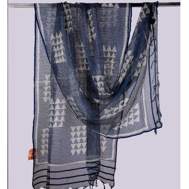 Bhagalpuri Cotton Block Print Dupatta #4 Bhagalpuri Cotton Block Print Dupatta #4