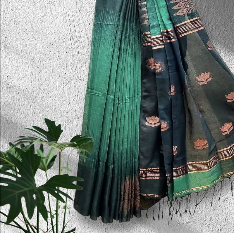 Linen Jamdani Saree #4 Linen Jamdani Saree #4