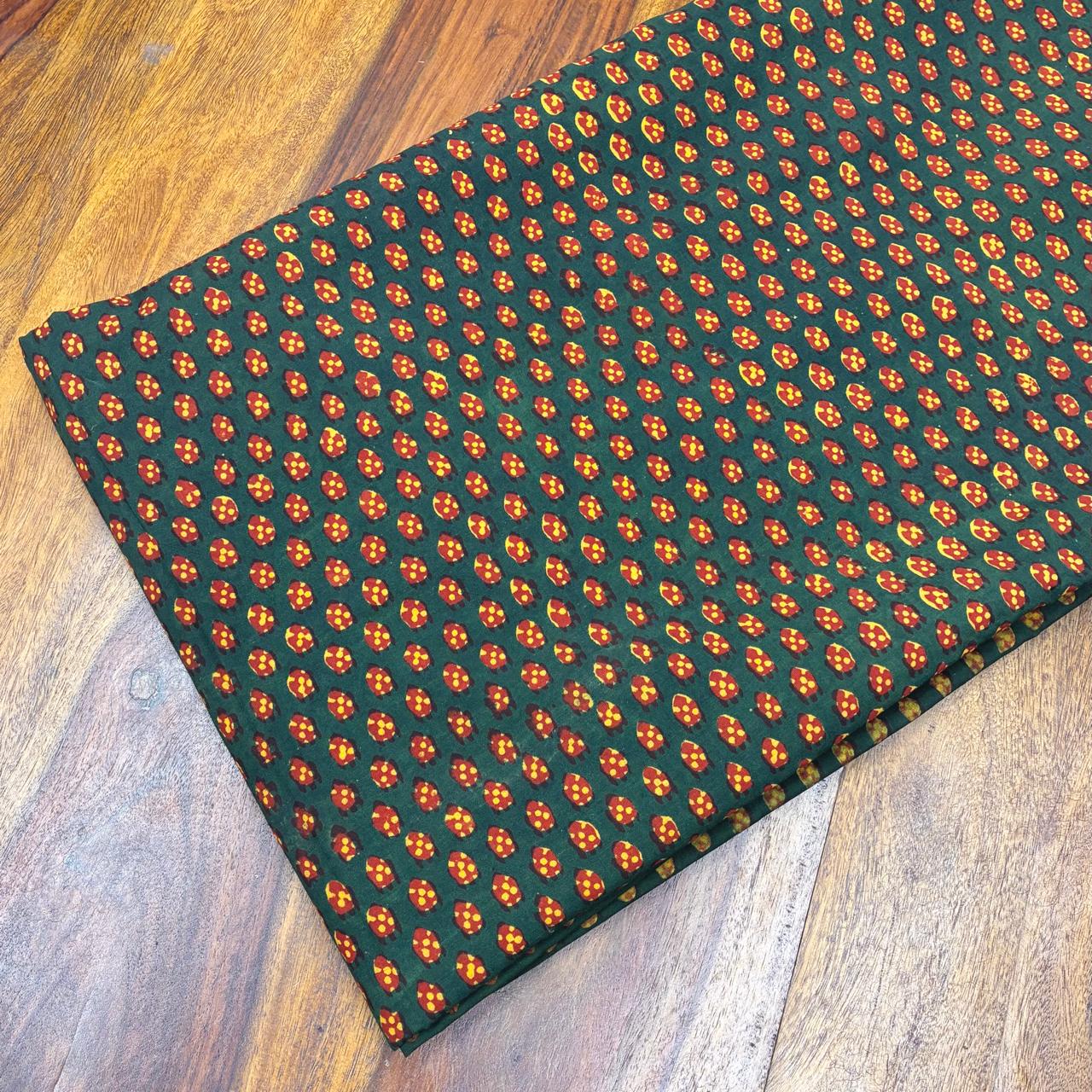 Bagru Dabu Handblock Cotton Print #5 Bagru Dabu Handblock Cotton Print #5