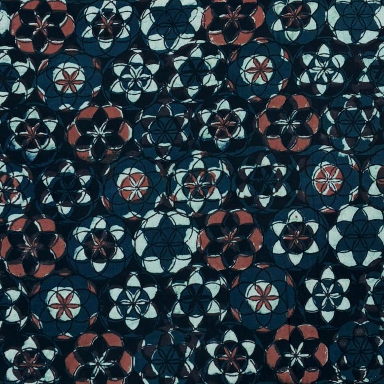 IBagru Dabu Handblock Cotton Print #12 IBagru Dabu Handblock Cotton Print #12