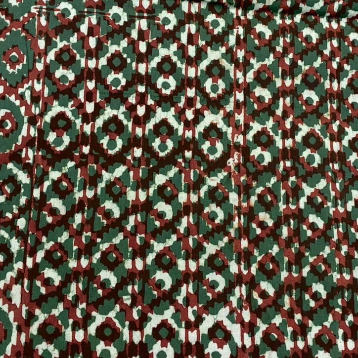 Bagru Dabu Handblock Cotton Print #6 Bagru Dabu Handblock Cotton Print #6