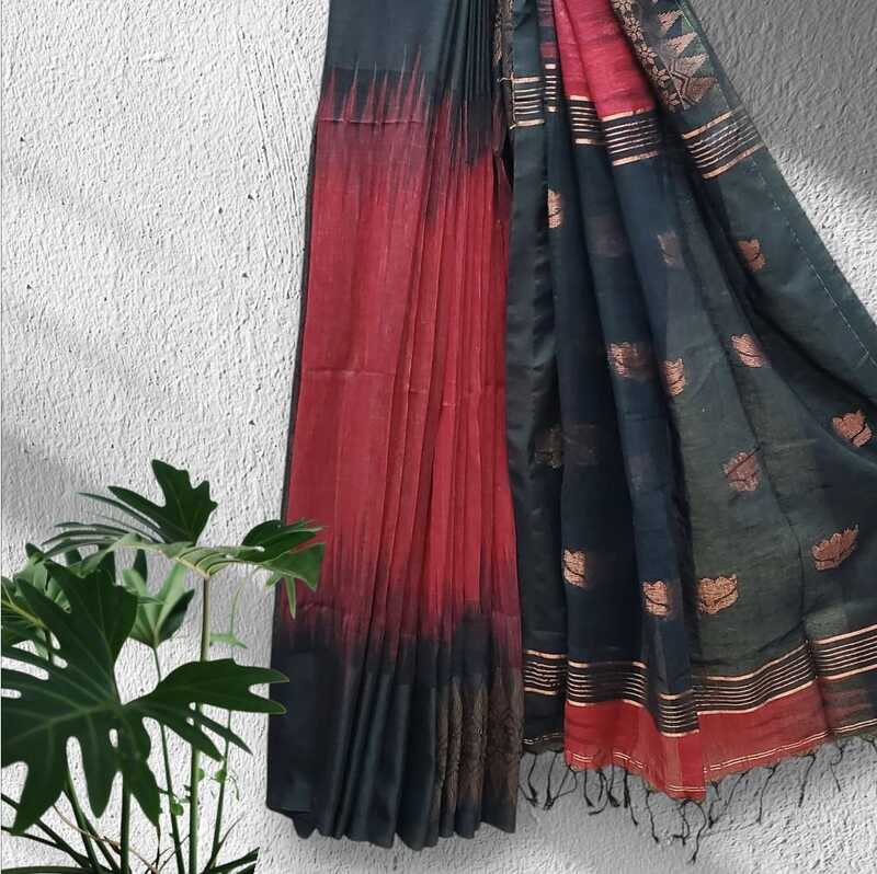 Linen Jamdani Saree #7 Linen Jamdani Saree #7