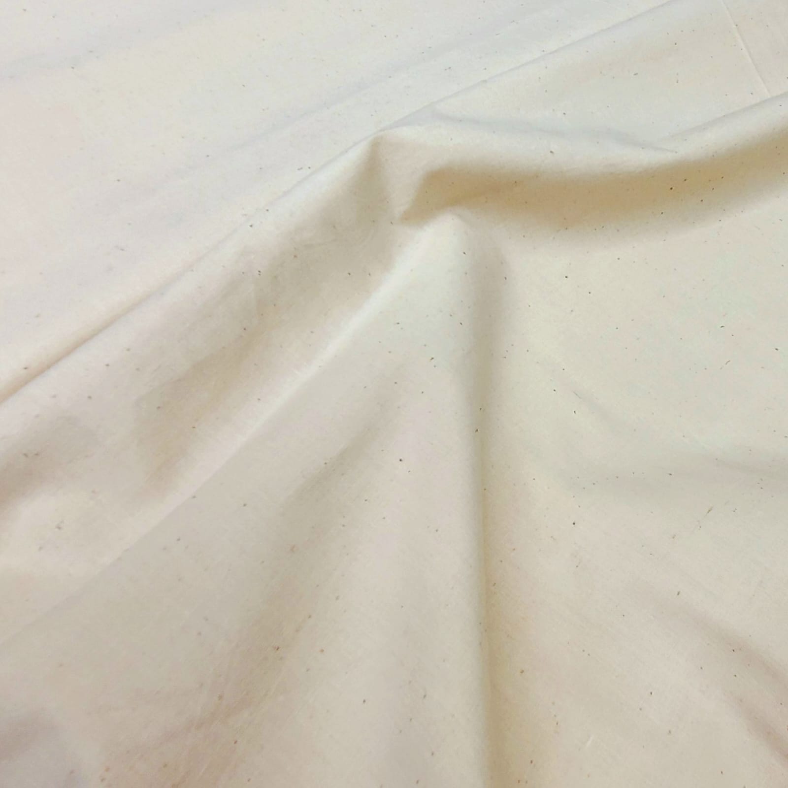 Cotton Plain Fabric (Off White) Cotton Plain Fabric (Off White)