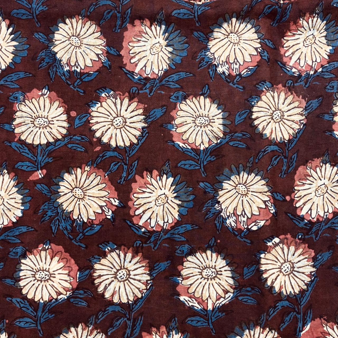 Bagru Dabu Handblock Cotton Print #8 Bagru Dabu Handblock Cotton Print #8