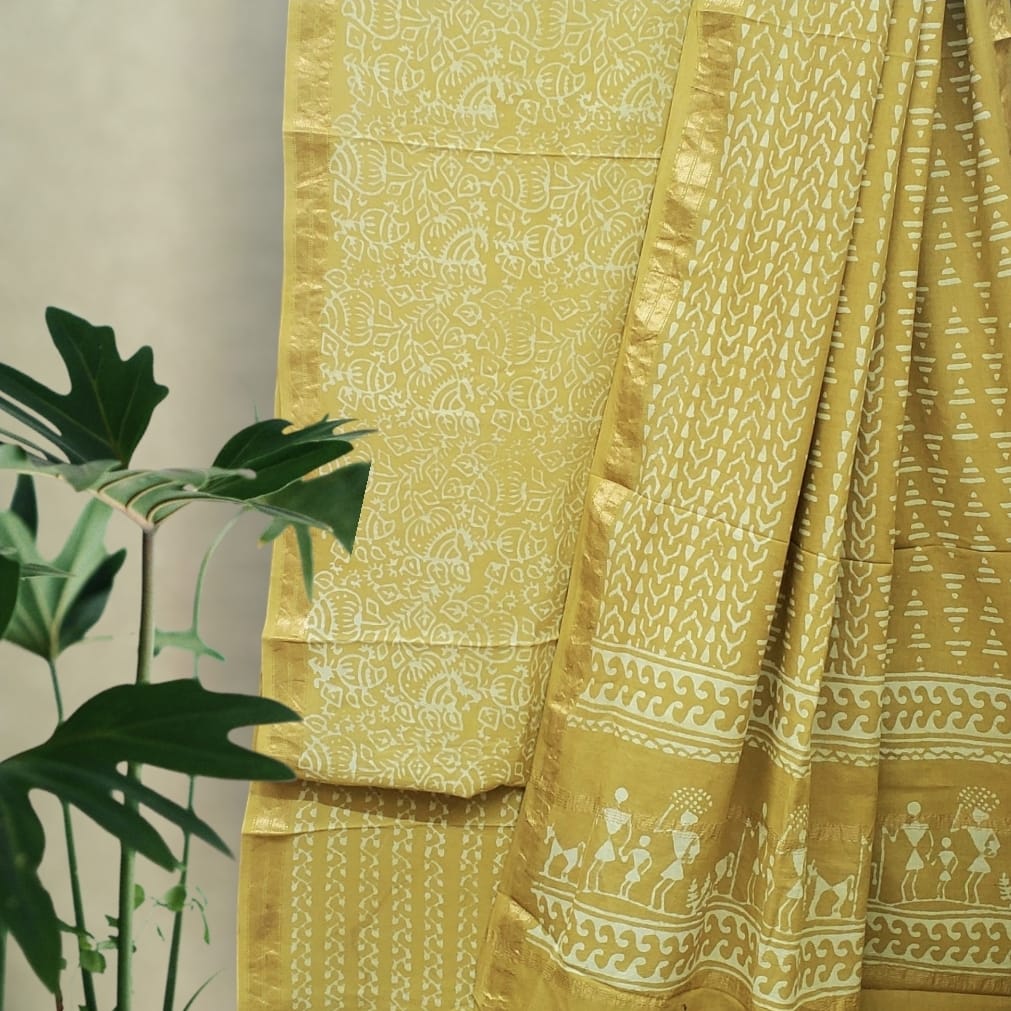 Modal Cotton Akola Dabu Print Suit Set #11 Modal Cotton Akola Dabu Print Suit Set #11