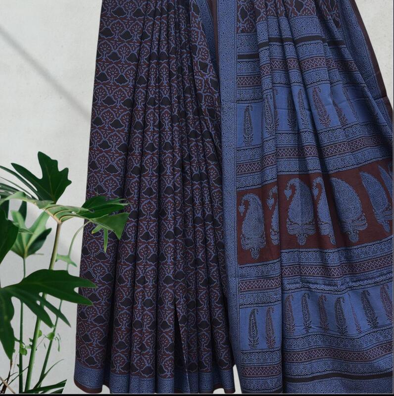 Cotton Bagh Printed Saree #1 Cotton Bagh Printed Saree #1