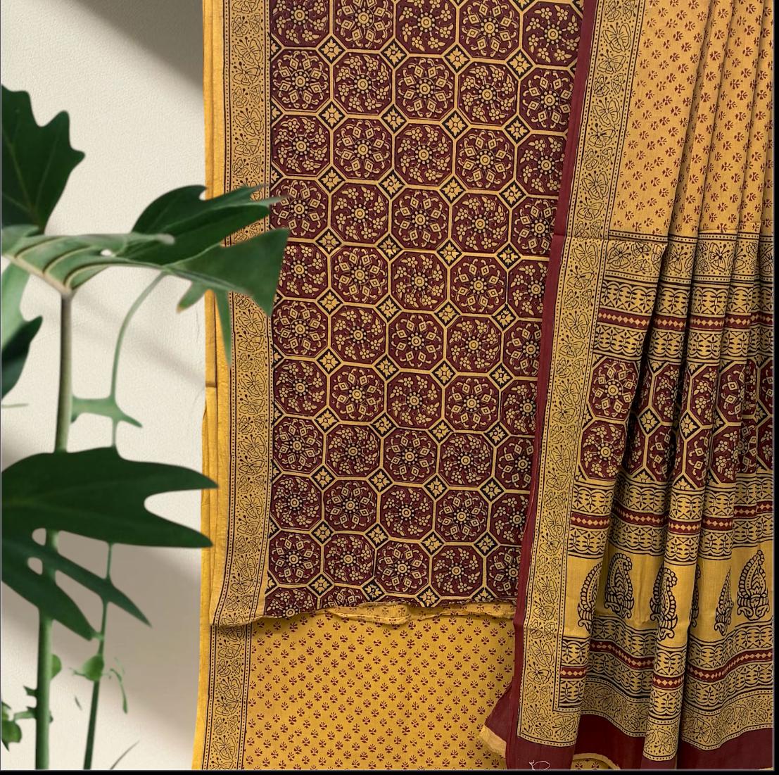Bagh Print Cotton Suit Set #4 Bagh Print Cotton Suit Set #4