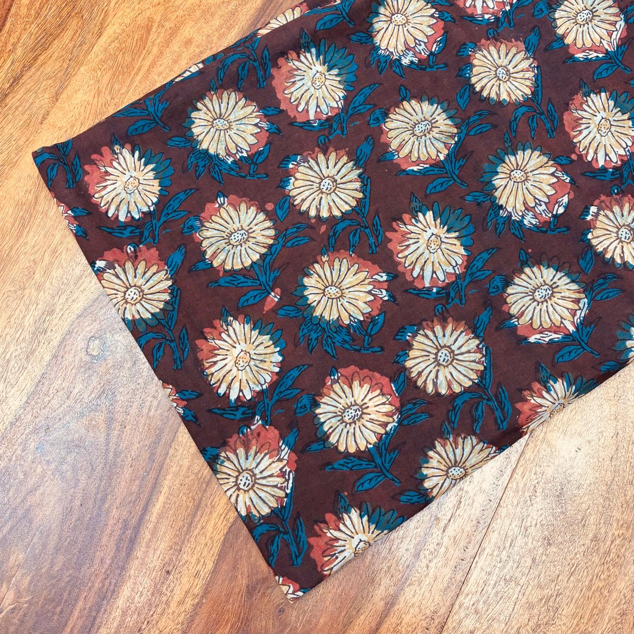 Bagru Dabu Handblock Cotton Print #8 Bagru Dabu Handblock Cotton Print #8