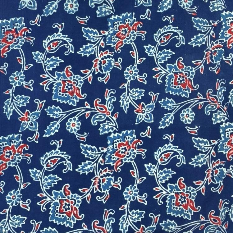 Bagru Handblock Cotton Print #17 Bagru Handblock Cotton Print #17
