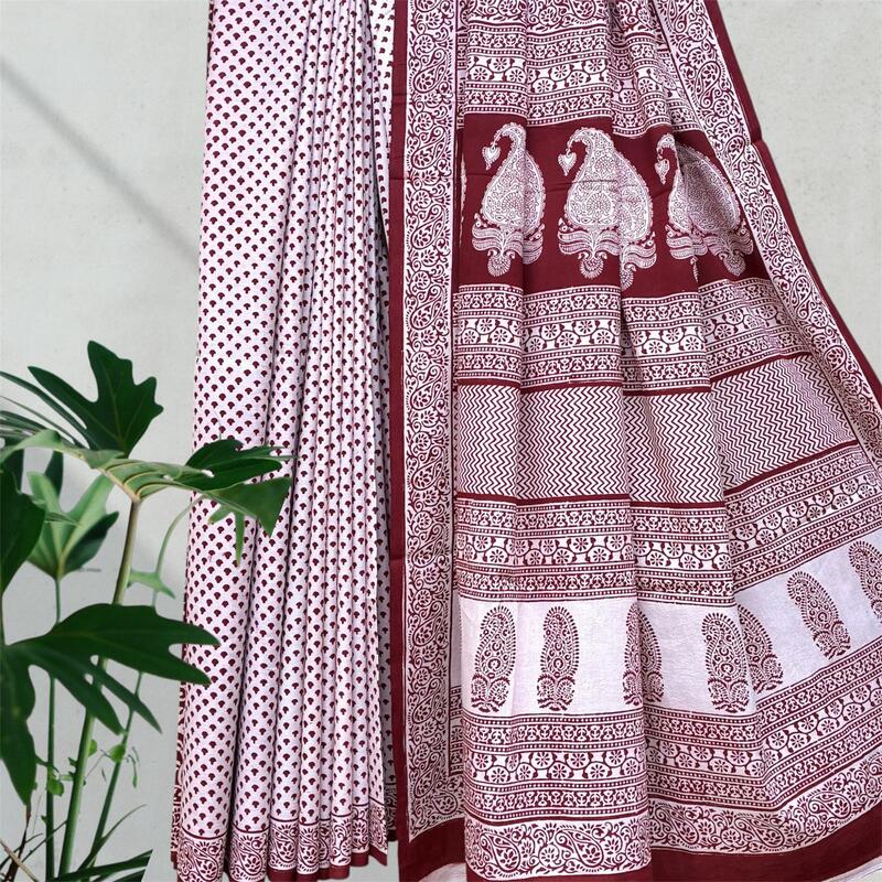 Cotton Bagh Printed Saree #4 Cotton Bagh Printed Saree #4