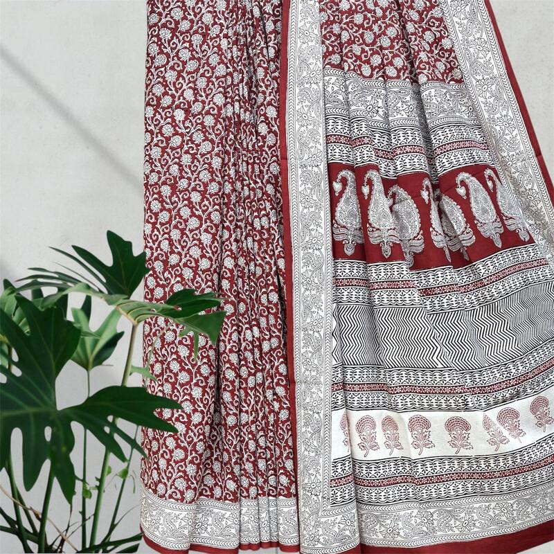 Cotton Bagh Printed Saree #8 Cotton Bagh Printed Saree #8