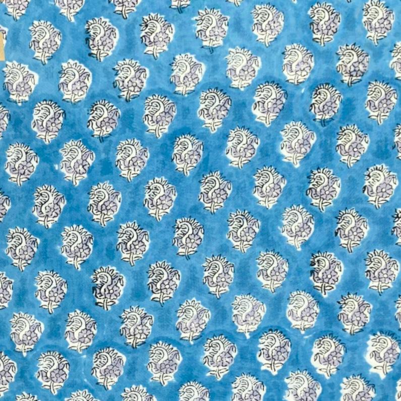 Sanganeri Handblock Cotton Fabric #54 Sanganeri Handblock Cotton Fabric #54