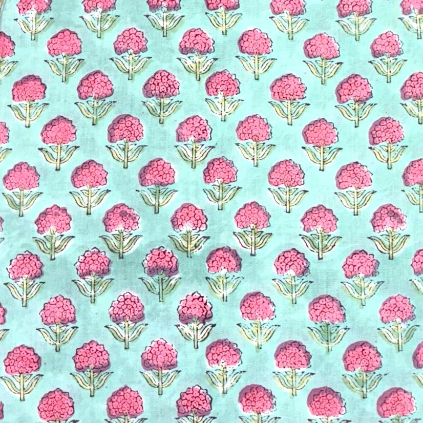 Sanganeri Handblock Cotton Fabric #58 Sanganeri Handblock Cotton Fabric #58