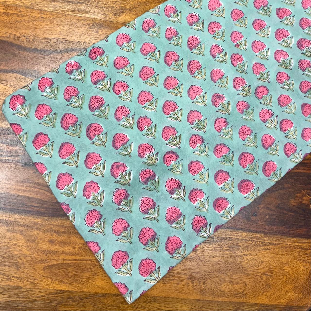 Sanganeri Handblock Cotton Fabric #58 Sanganeri Handblock Cotton Fabric #58