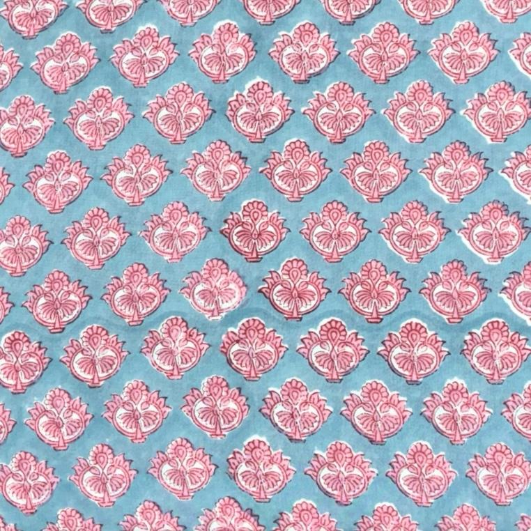 Sanganeri Handblock Cotton Fabric #60 Sanganeri Handblock Cotton Fabric #60