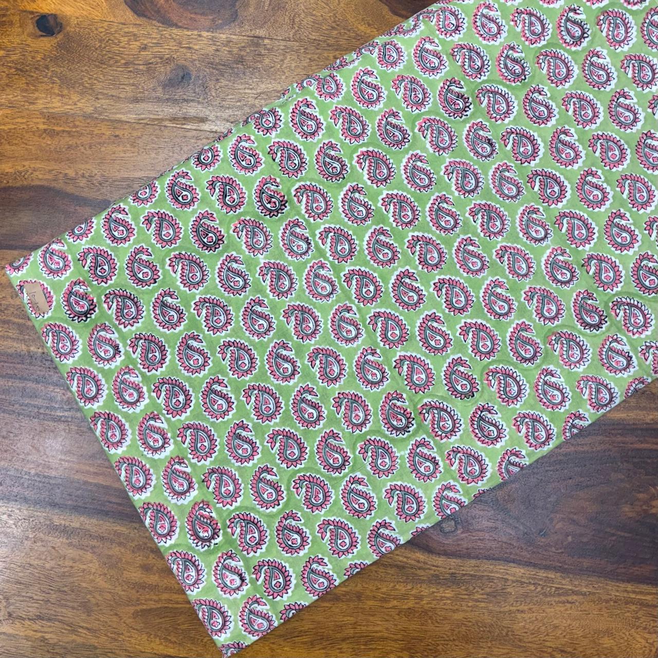 Sanganeri Handblock Cotton Fabric #64 Sanganeri Handblock Cotton Fabric #64